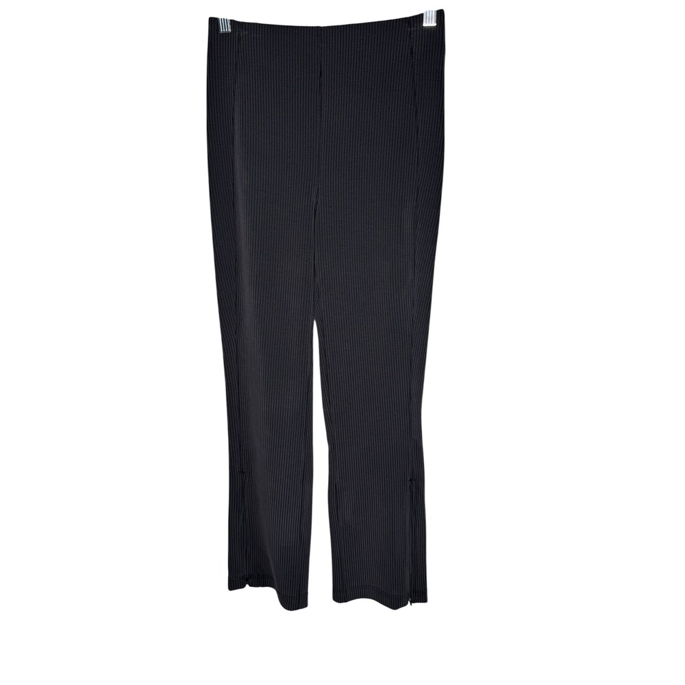 Lululemon Ribbed Softstreme Zip-Leg High-Rise Cropped Pant Black W6CNWS Size 4